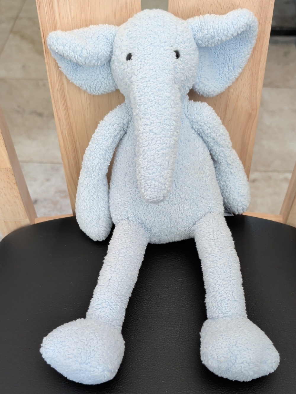 Jellycat Slackajack 12" Vintage Retired Blue Plush Elephant